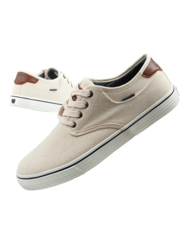 Wrangler buty męskie sportowe calypso derby trampki ecru modne wygodne