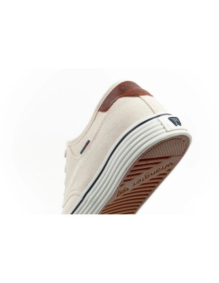 Wrangler buty męskie sportowe calypso derby trampki ecru modne wygodne