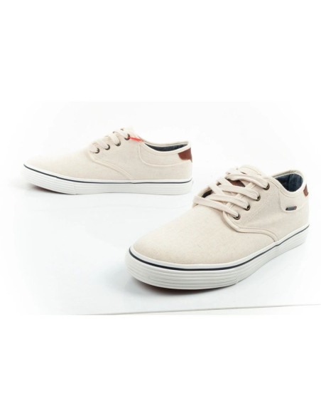Wrangler buty męskie sportowe calypso derby trampki ecru modne wygodne