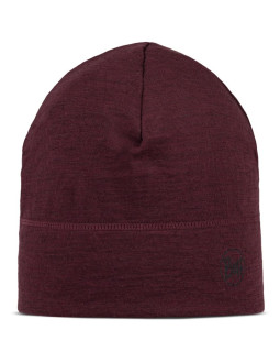 Czapka termoaktywna buff lightweight merino wool hat - solid garnet rozmiar: m 2