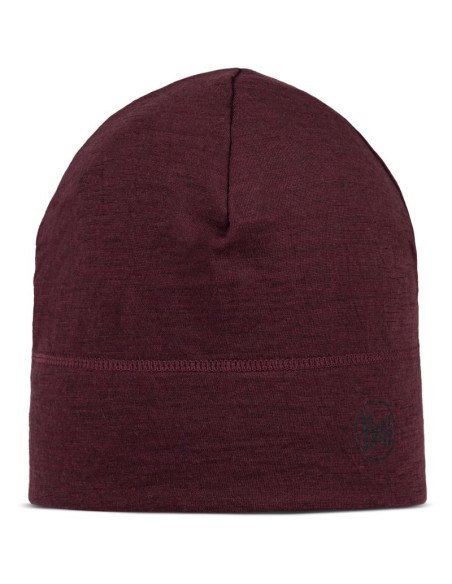 Czapka termoaktywna buff lightweight merino wool hat - solid garnet rozmiar: m