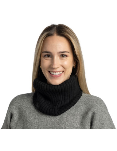 Komin na szyję buff knitted neckwarmer norval - black rozmiar: m