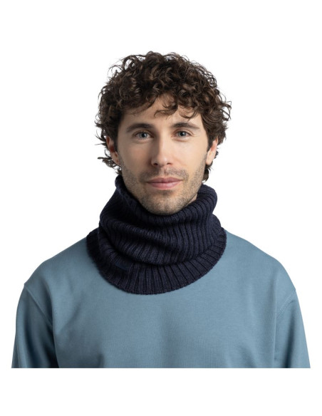 Bandana buff knitted neckwarmer norval night blue