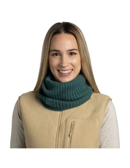 Bandana buff knitted neckwarmer norval green 2