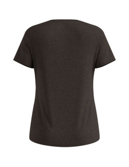 Koszulka z krótkim rękawem damska odlo essential 365 t-shirt crew neck s/s brązowa