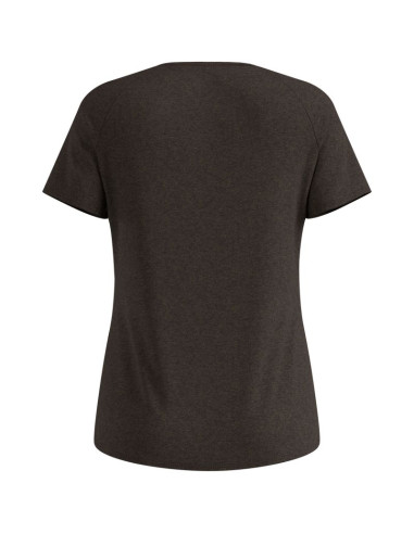 Koszulka z krótkim rękawem damska odlo essential 365 t-shirt crew neck s/s brązowa