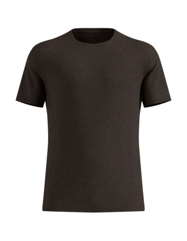 Koszulka  z krótkim rękawem męska odlo essential 365 t-shirt crew neck s/s brązowa