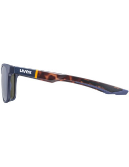 Okulary przeciwsłoneczne uvex lgl 42 - blue matt havanna/ltmr silver