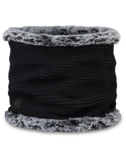 Bandana buff knitted neckwarmer kesha black