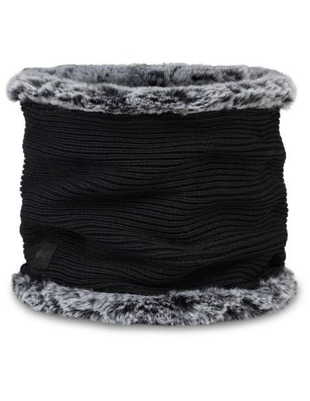 Bandana buff knitted neckwarmer kesha black
