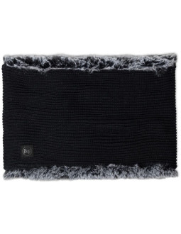 Bandana buff knitted neckwarmer kesha black 2
