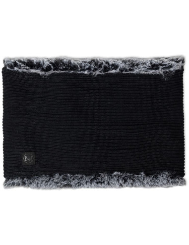 Bandana buff knitted neckwarmer kesha black