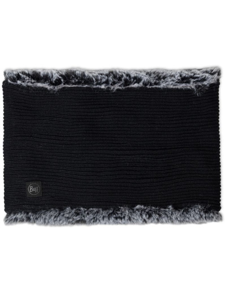 Bandana buff knitted neckwarmer kesha black