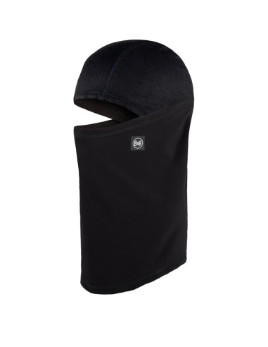 Kominiarka buff merino mw hinged balaclava solid black