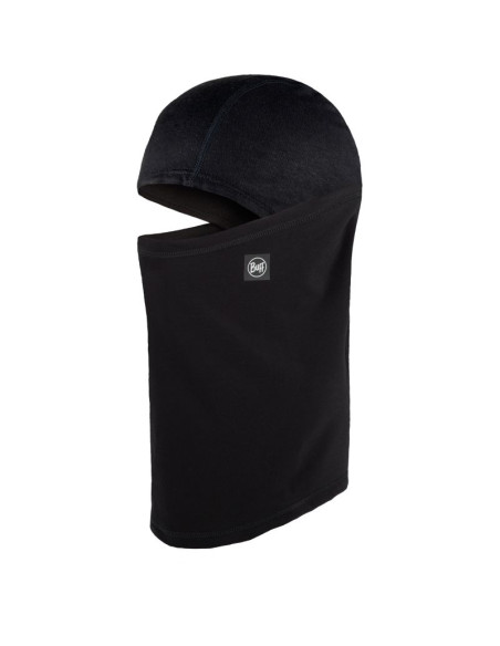 Kominiarka buff merino mw hinged balaclava solid black