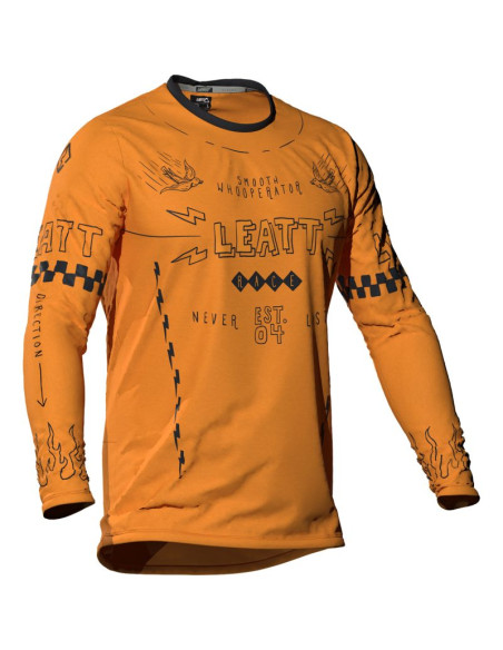Koszulka rowerowa dziecięca leatt jersey mtb gravity 3.0 long sleeve junior