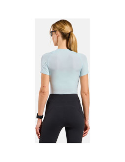 Koszulka damska odlo bl top crew neck s/s performance x-light niebieska