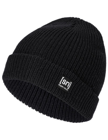 Czapka super.natural riffler beanie czarna, one size