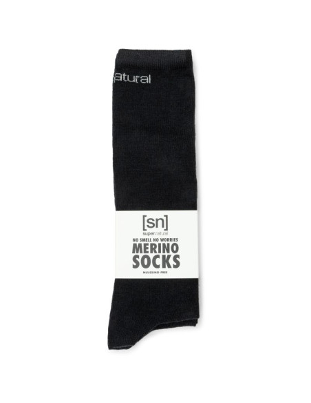 Skarpetki super.natural wool guardians longsocks 2-pac czarne