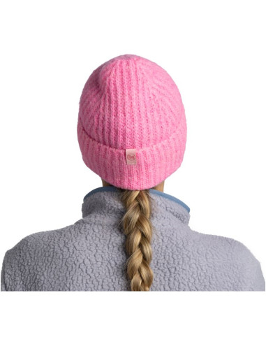 Czapka buff knitted beanie irna coral pink