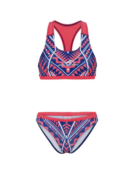 Strój damski aquafeel bikini racerback wild graphic
