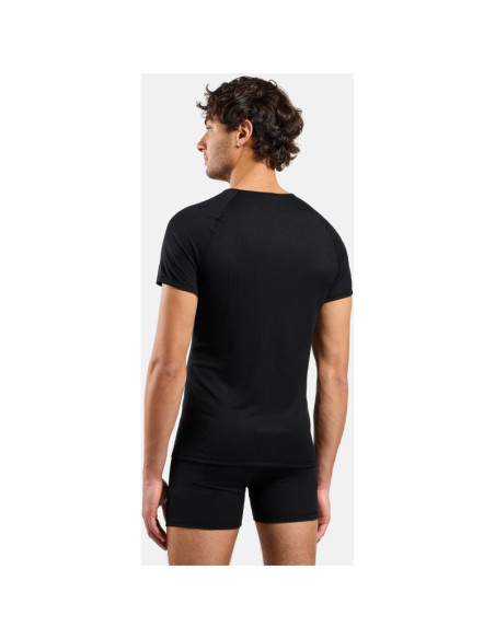 Koszulka termoaktywna z krótkim rękawem męska odlo bl top crew neck s/s active light czarna