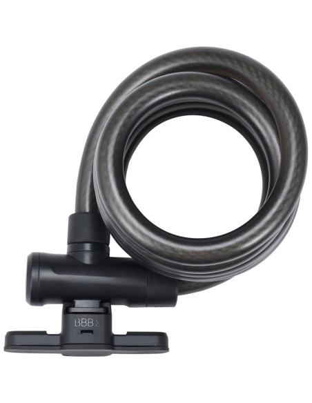 Zapięcie rowerowe bbb keyguard cable 15/180 z uchwytem