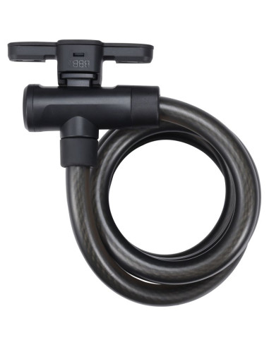 Zapięcie rowerowe bbb keyguard cable 15/180 z uchwytem