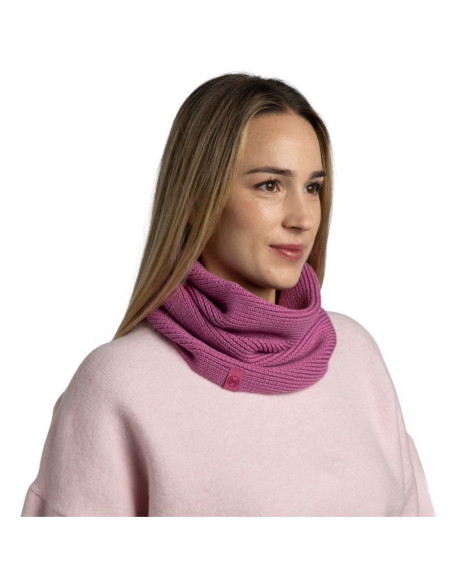 Bandana buff knitted neckwarmer merix orchid