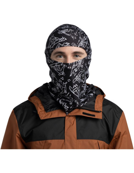 Kominiarka buff thermonet® hinged balaclava tivat black