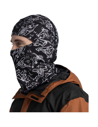 Kominiarka buff thermonet® hinged balaclava tivat black