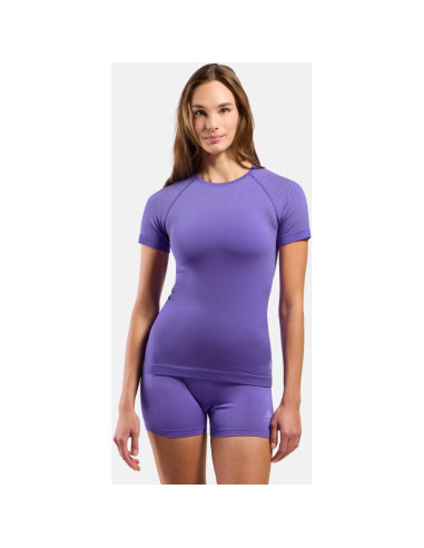 Koszulka damska odlo performance light bl top crew neck s/s fioletowa