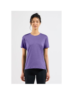 Koszulka damska odlo ascent sun. sea. mountains. t-shirt crew neck s/s fioletowa