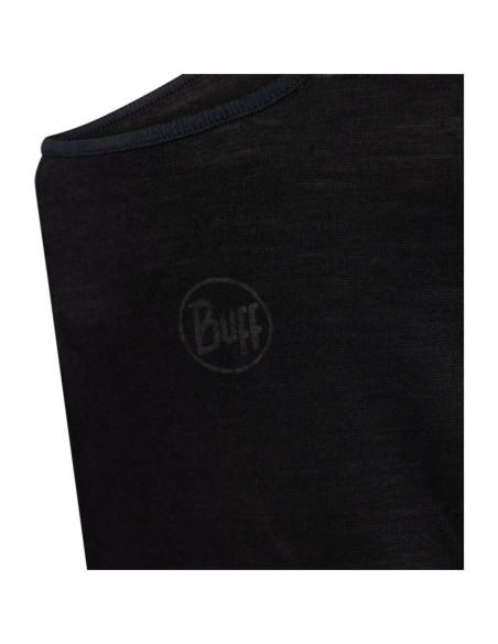 Kominiarka buff merino lightweight balaclava - solid black