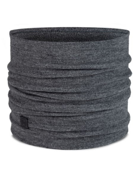 Komin na szyję buff merino fleece - solid grey