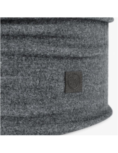 Komin na szyję buff merino fleece - solid grey