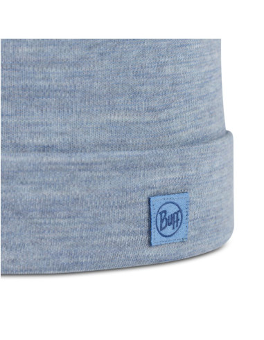 Czapka zimowa buff heavyweight merino wool hat - solidight blue rozmiar: m
