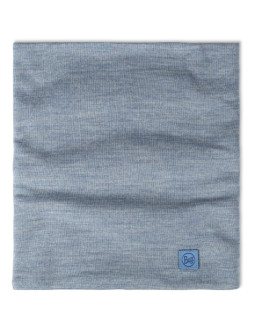 Bandana buff merino heavyweight neck warmer solid light blue 2