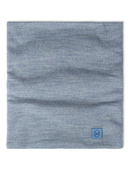 Bandana buff merino heavyweight neck warmer solid light blue