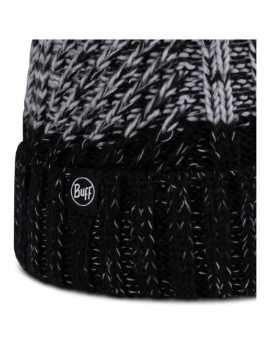 Czapka buff knitted & fleece band beanie akna graphite