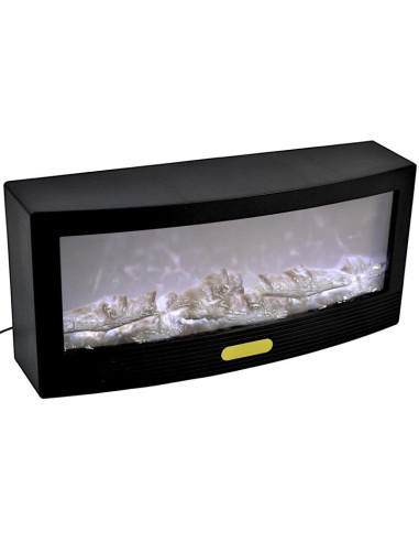 Kominek dekoracyjny 50x23 cm led 3d usb pilot efekt ognia zmiana kolorów