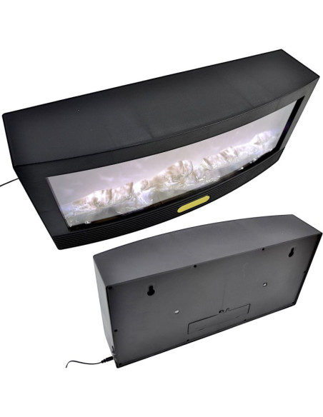 Kominek dekoracyjny 50x23 cm led 3d usb pilot efekt ognia zmiana kolorów