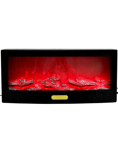 Kominek dekoracyjny 50x23 cm led 3d usb pilot efekt ognia zmiana kolorów