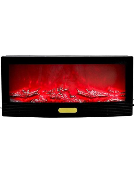 Kominek dekoracyjny 50x23 cm led 3d usb pilot efekt ognia zmiana kolorów