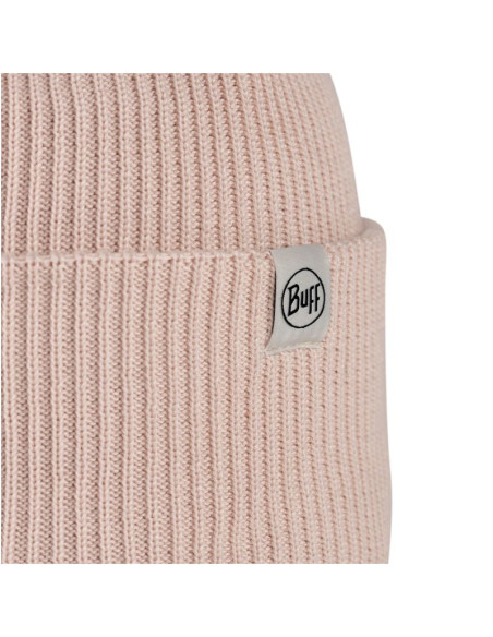 Czapka buff knitted beanie renvi peach beige
