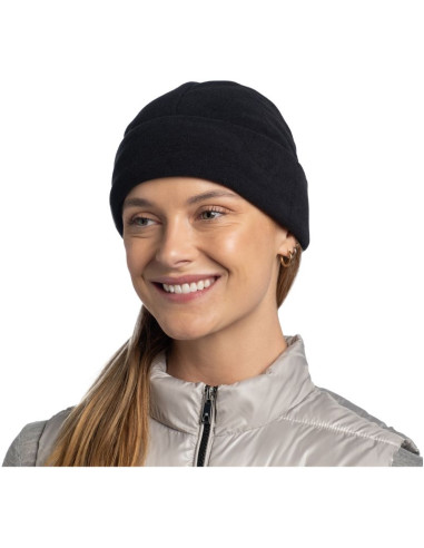 Czapka buff polar prints beanie solid black
