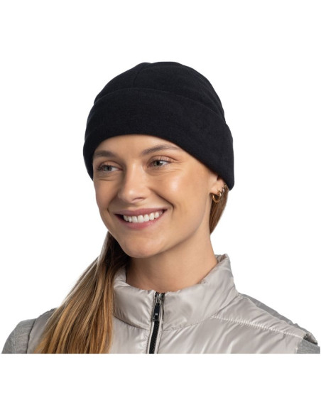 Czapka buff polar prints beanie solid black