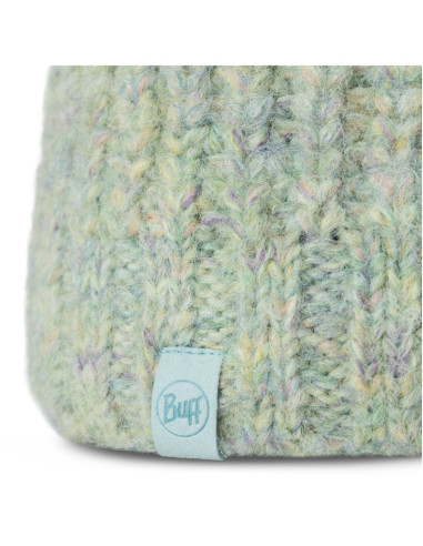 Czapka buff knitted & fleece band beanie dalia aqua haze