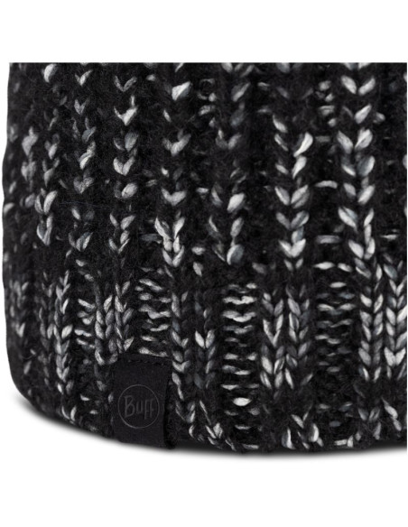 Czapka buff knitted & fleece band beanie dalia black