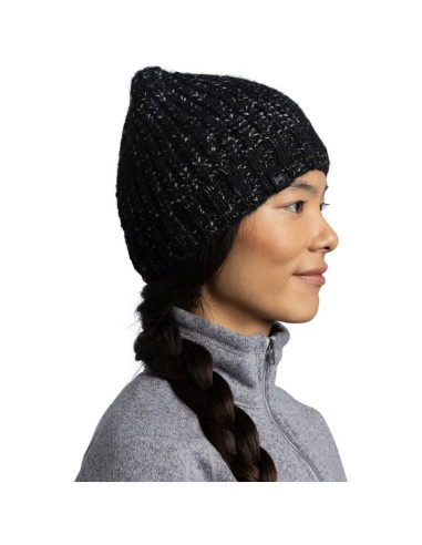 Czapka buff knitted & fleece band beanie dalia black